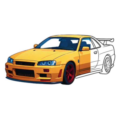 Car Coloring Book _ Painting icon