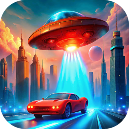 City Car Race Alien Pursuit icon