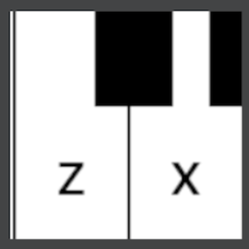Simple ZXCV Piano icon