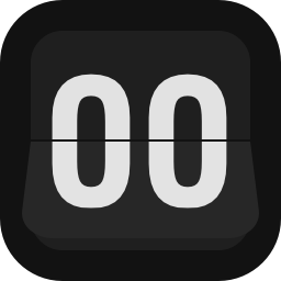 Desktop digital clock icon