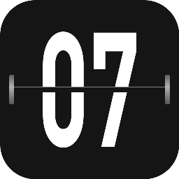 Floating desktop clock icon