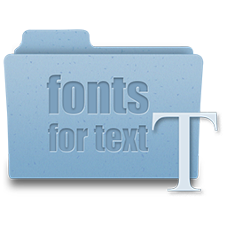 fonts for text icon